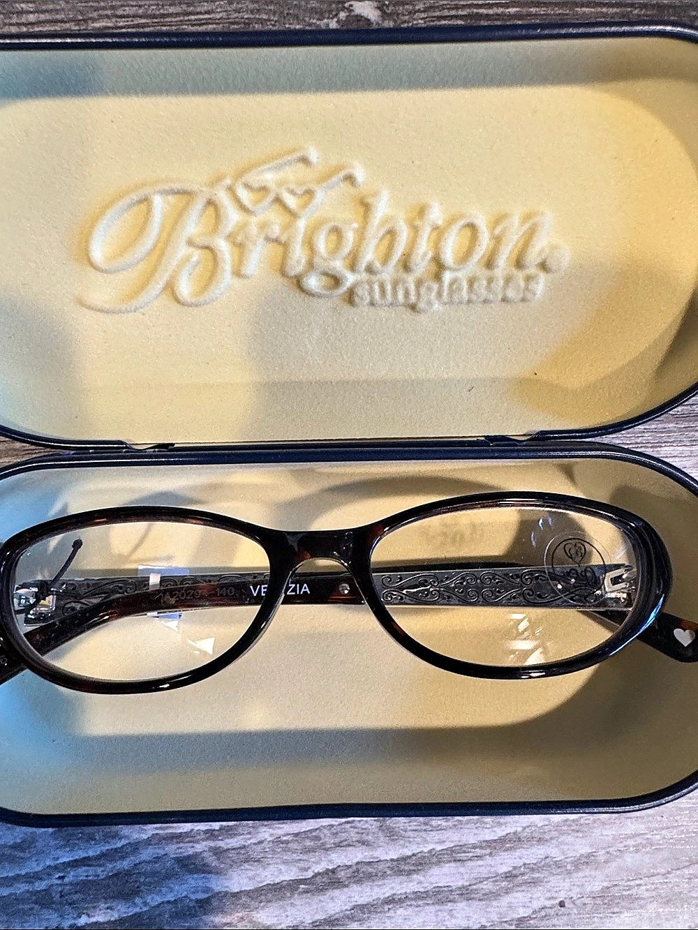 Brighton Venezia Floral Reading Glasses Black & Brown 2.0